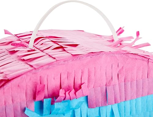 Miniatura 7 de BLUE PANDA Piñata arcoíris número 6 para suministros de fiesta de 6 cumpleaños, fiesta, celebración de aniversario y celebración de fiesta (tamaño