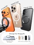 LISEN for Magsafe Car Mount [24 Strong Magnets] Magnetic Phone Holder Car, Dashboard & Vent Phone holder Magnetic Car Phone Holder Gifts for Men Mom, Car Mount for iPhone 17 Pro Max Air 16 15 14 13 12