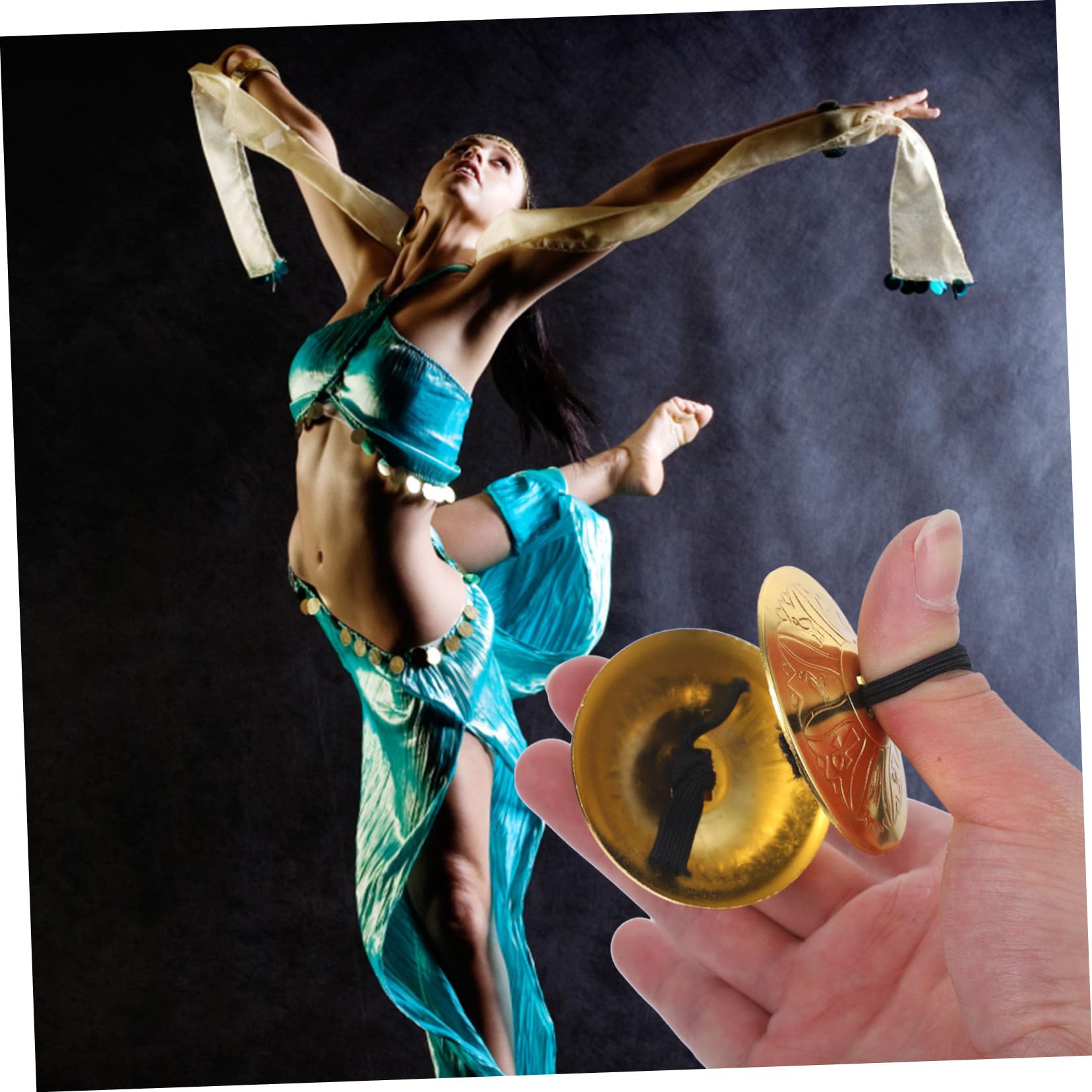 CLISPEED 2pares Platillos De Dedo Para Bailar Juguetes Divertidos Platos Bateria Platillos De Dedos Crotalos Comprar
