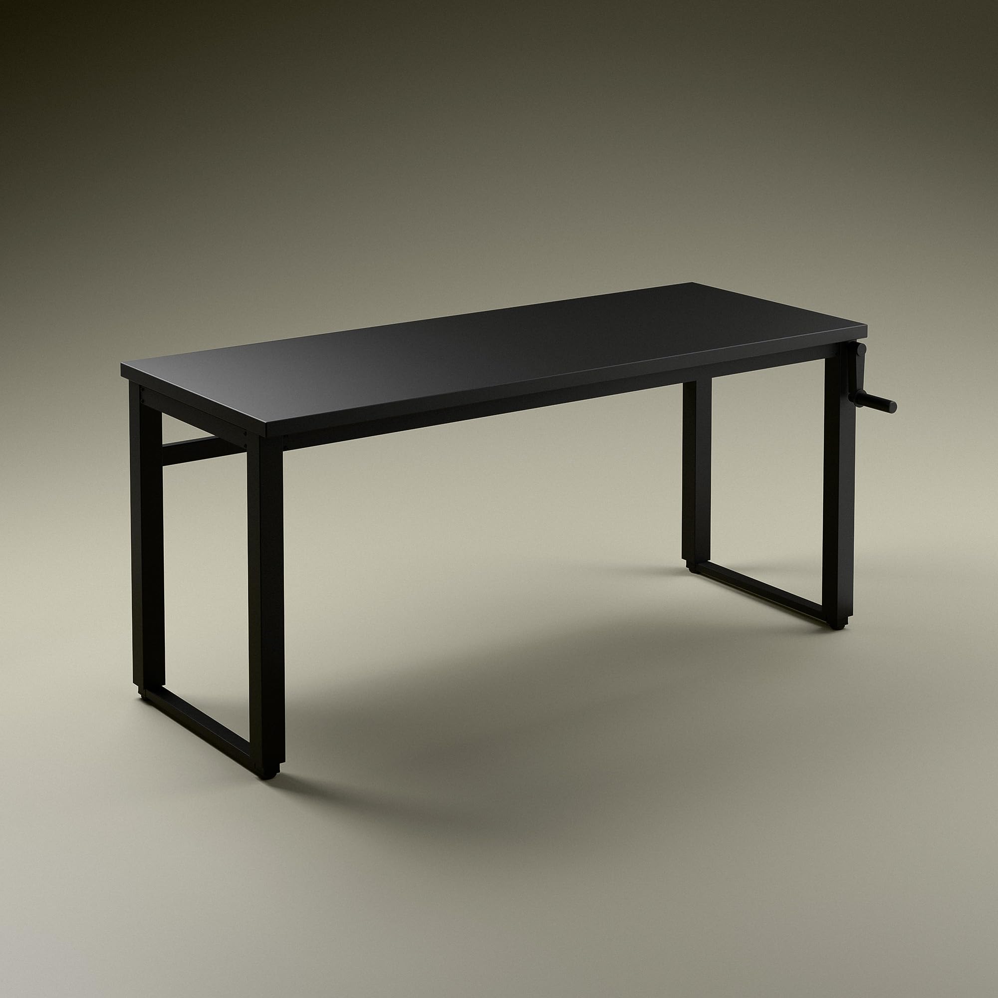 Green Soul Rise (5 Ft) Manual Height Adjustable Table|25mm Thick One Piece Table Top|80 KG Load Capacity|Engineered for All Heights (3 Stage Design) 3 Year Warranty|Installation Provided (Black)-image-37