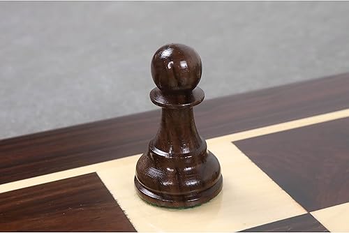 Miniatura 8 de Royal Chess Mall - Juego de piezas de ajedrez Leningrad Staunton  Palisandro y boj  4 pulgadas King