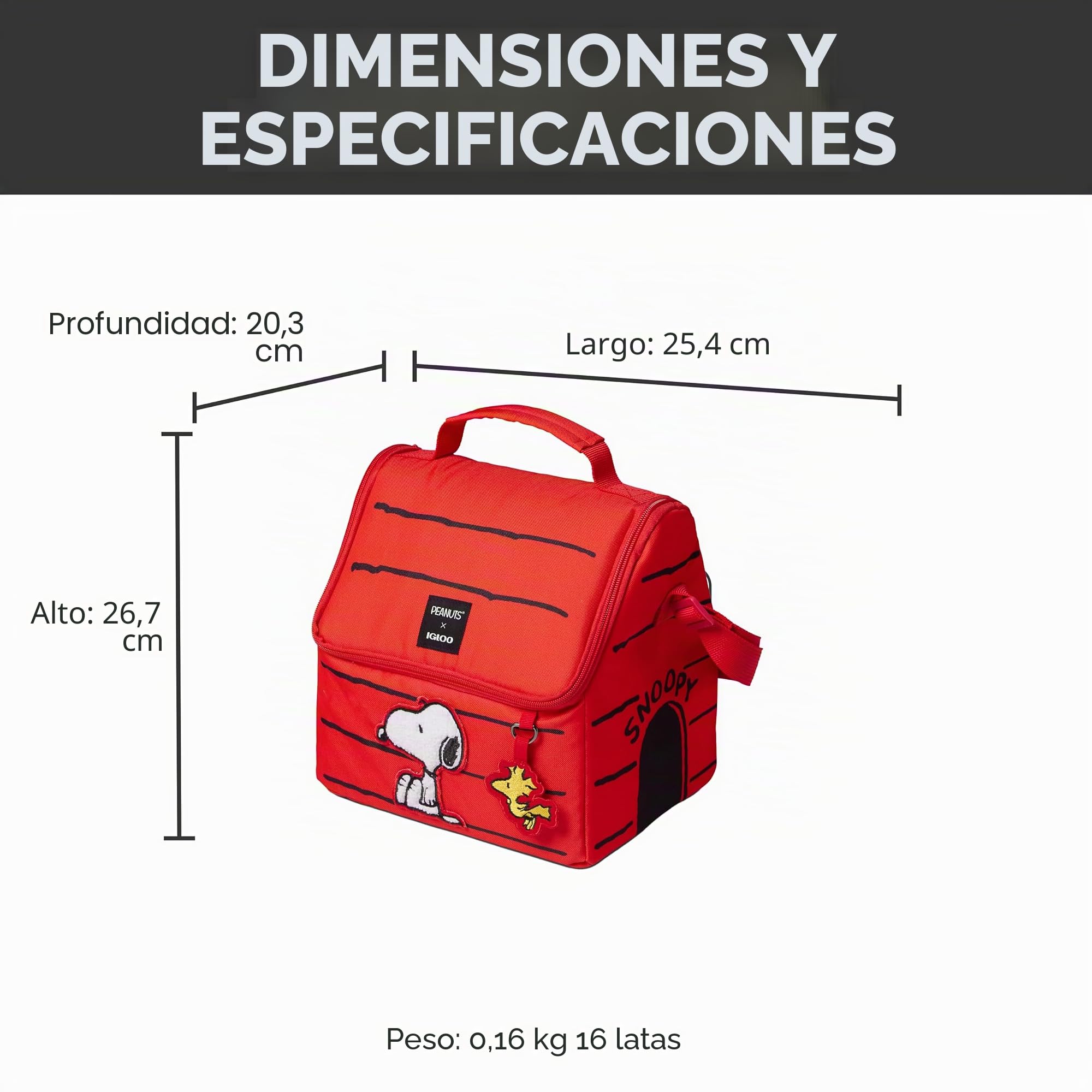 Igloo Bolsas Nevera Lonchera de Lado Suave Aisladas con Agarre para 16 Latas