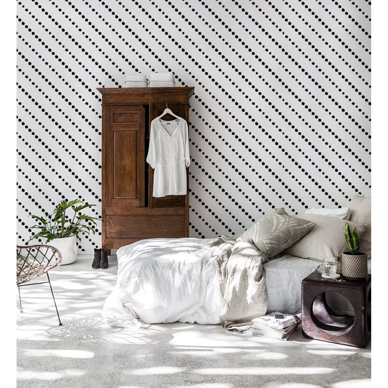 Papier peint meuble et mur Coloray pour masquer les imperfections de la pièce