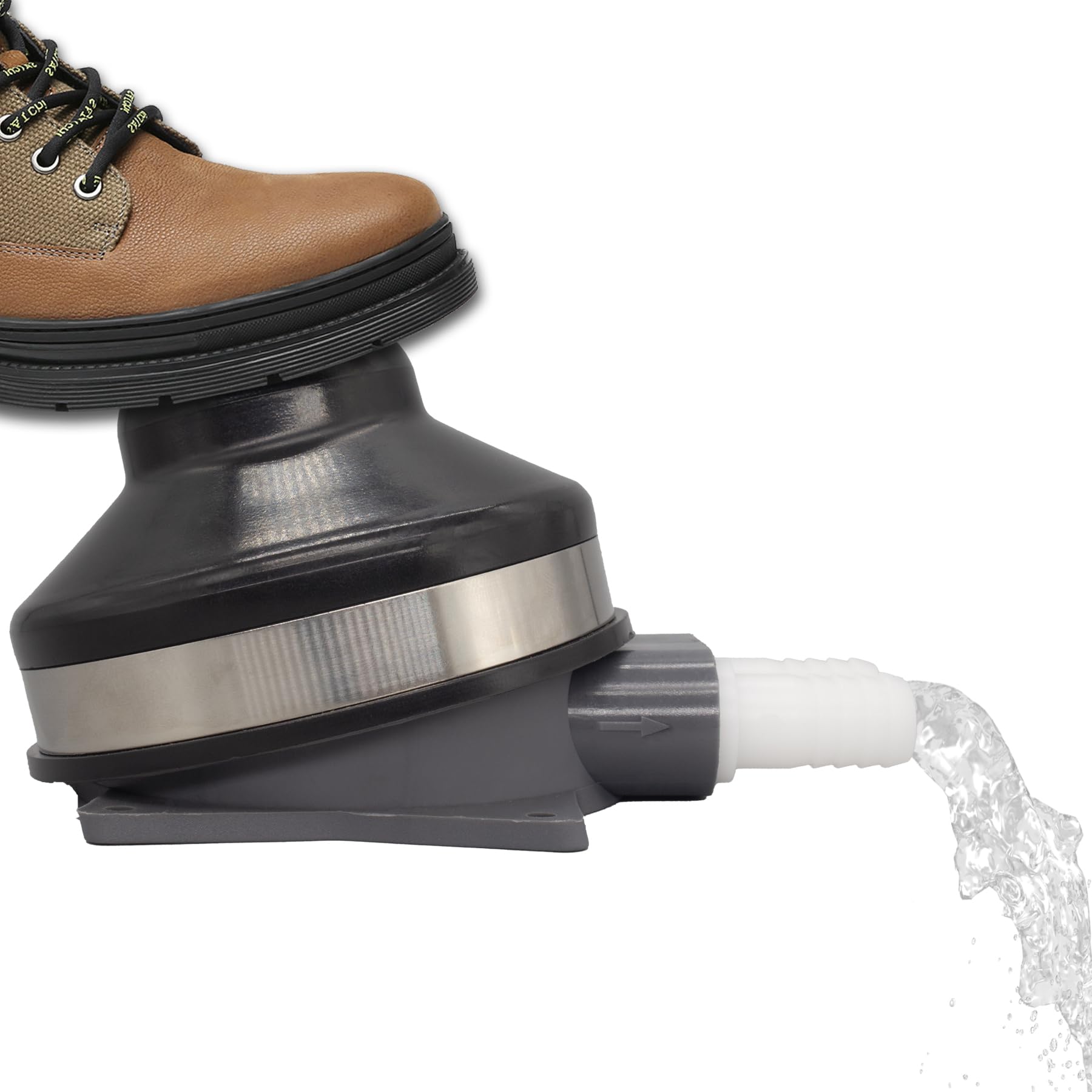 Manuelle Fußwasserpumpe Fuß Betrieben Pumpe passt für Boot Yacht Bilge Kombüse Wohnwagen Wohnmobil Toilette Camping