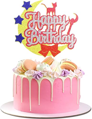 Miniatura 2 de Decoración para pastel de cumpleaños con diseño de gato de luna, diseño de marinero, fiesta de cumpleaños, suministros para tartas de gato,
