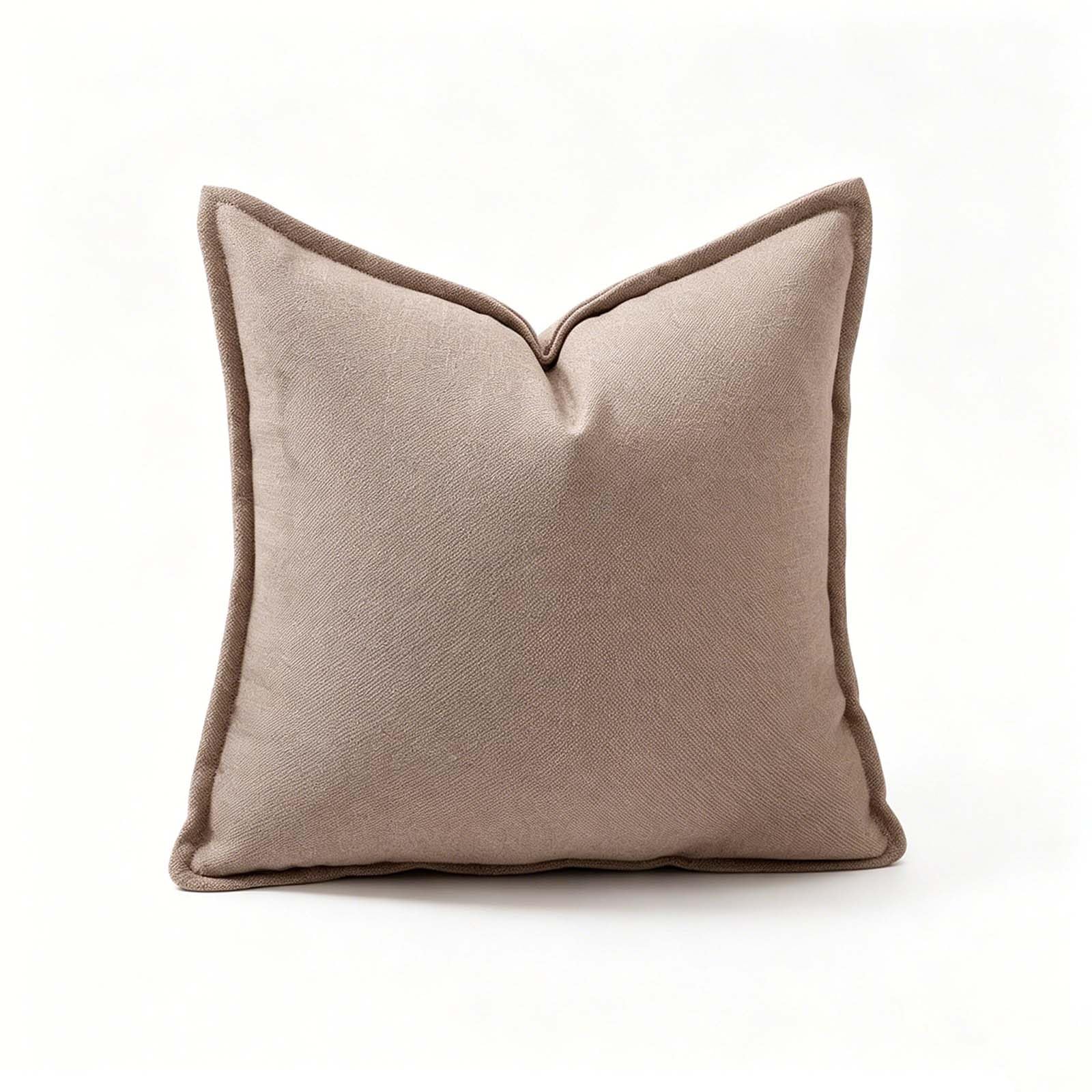 Coussin decoration lin 18x18 pouces taie oreiller neutre salon boho ferme