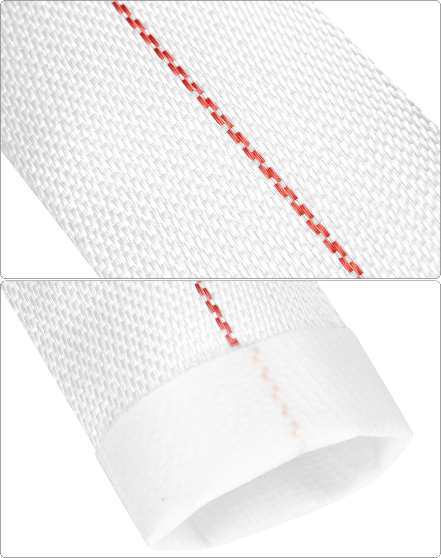 QWORK Manguera de retrolavado, manguera de descarga flexible de 2 pulgadas de diámetro interior x 100 pies, manguera de agua plana de poliéster ligero, mangueras de bomba de sumidero, manguera de