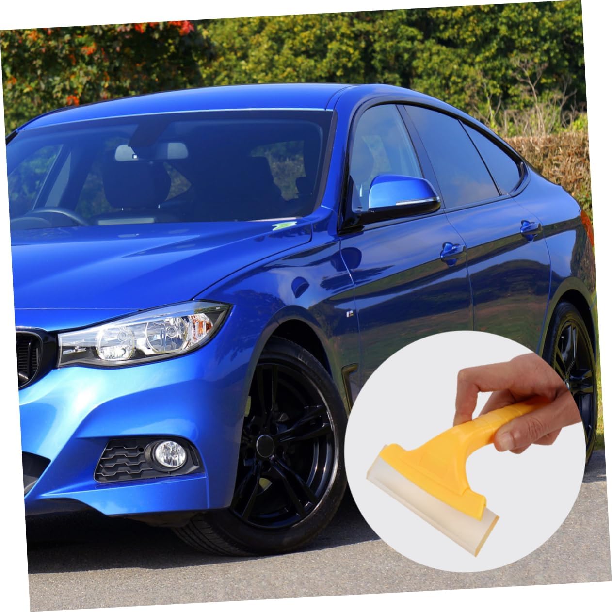 Luxshiny 6pcs Car Film Tools Coating Film Cleaning Wipers Compact Window Squeegee Kit Non-Slip Handle image 4