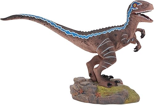 Miniatura 6 de Gemini & Genius - Figuras de acción de velociraptor con diseño de dinosaurio, mandíbula y manos móviles, 11.5 pulgadas de longitud, regalos,