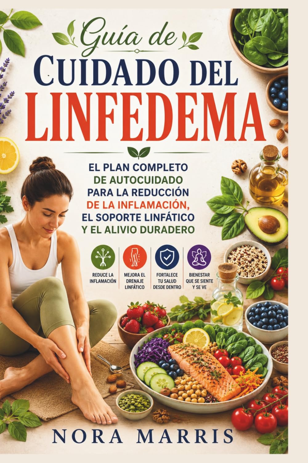 Dieta para el linfedema: Aplasta la inflamación, reduce la inflamación, elimina la retención de líquidos y restaura la salud linfática con estrategias probadas de nutrición y estilo de vida