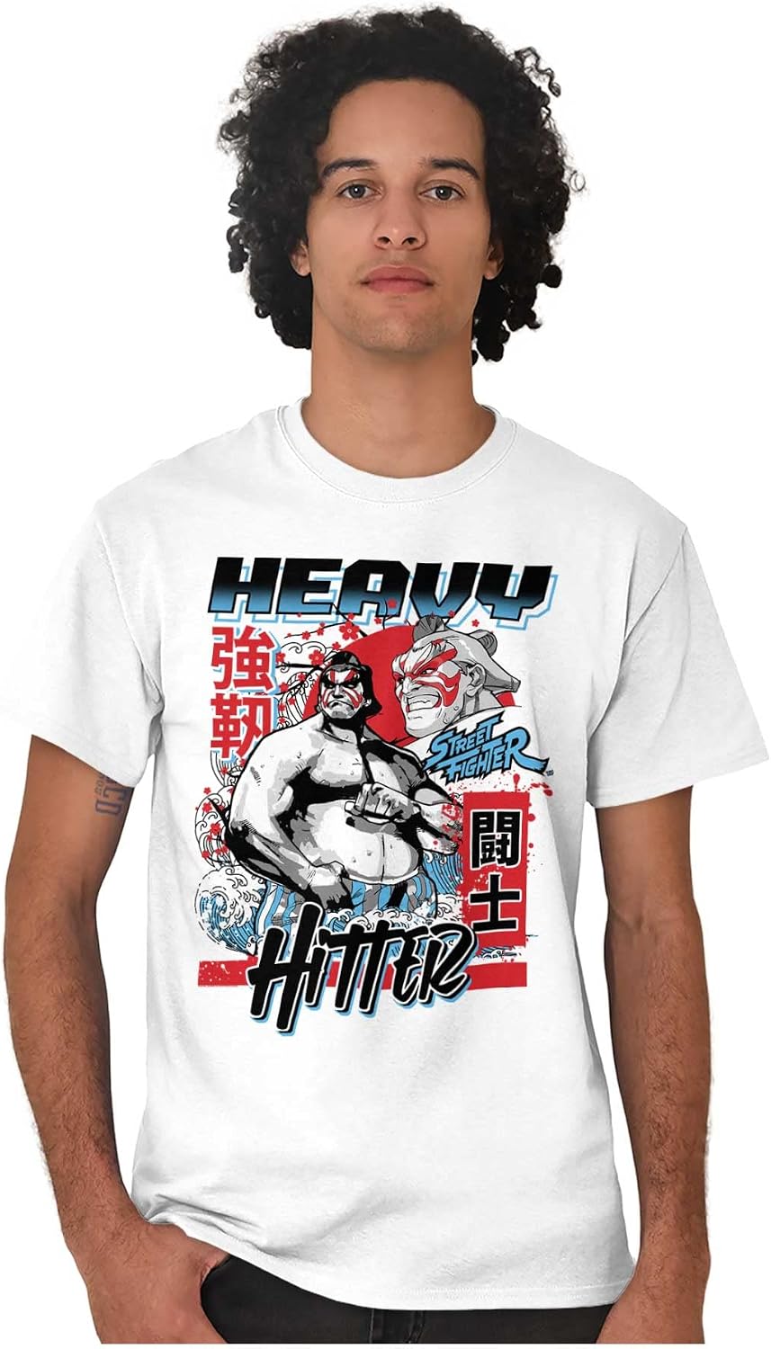 Street Fighter E Honda Heavy Hitter Graphic T Shirt Men or Women