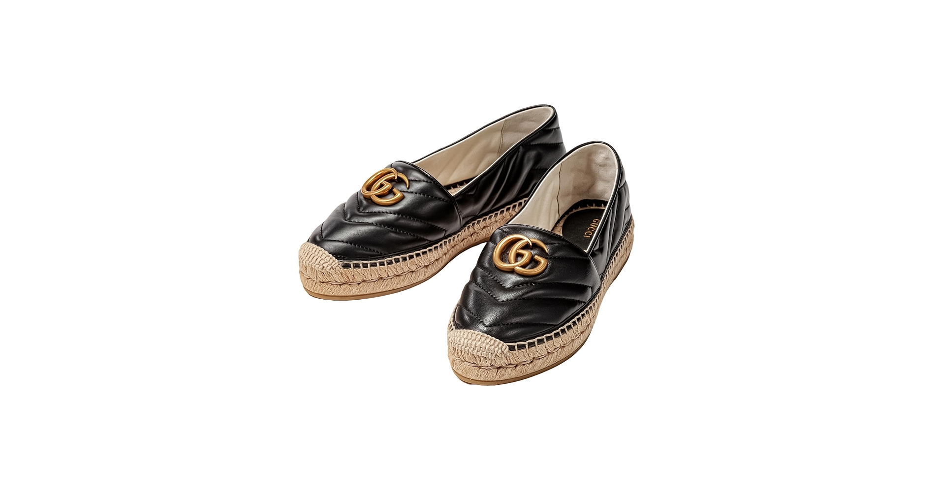 Amazon.com | GUCCI(グッチ) Women's Espadrille Shoes, Black