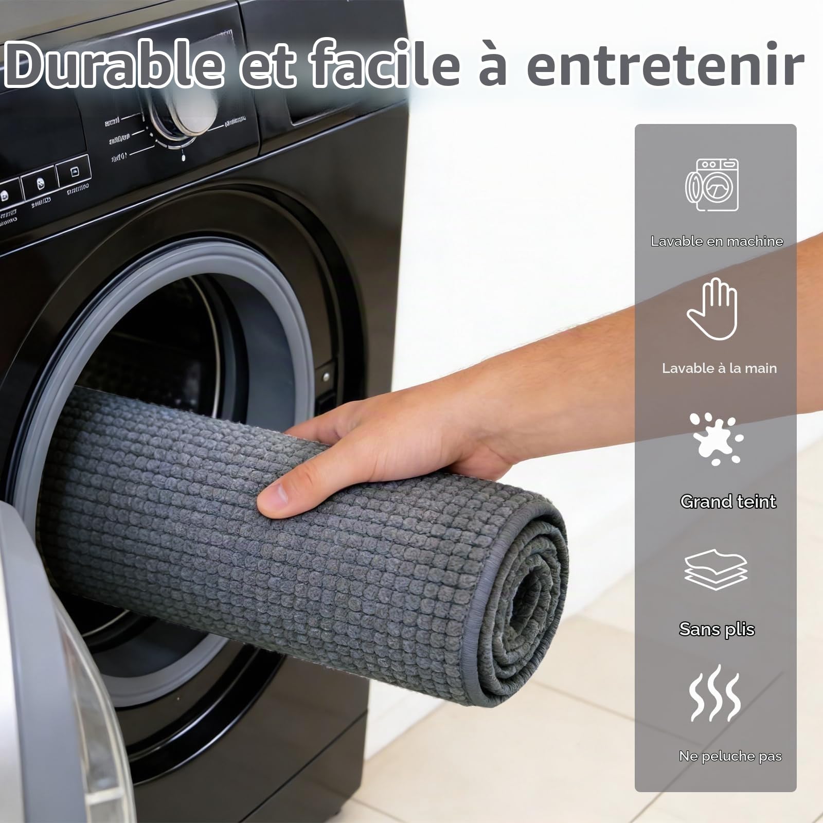 Guinea Pig Cage Liner: 2 Pièces 60x40cm Tapis de Cage pour Cochon d'Inde Imperméable Lavable Réutilisable Absorbant Antidérapant Convient aux Cochons d'Inde, Lapins, Hamsters Gris