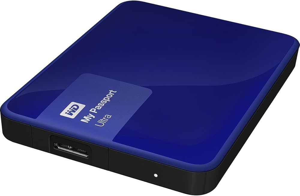 Amazon | WD 500GB Blue My Passport ウルトラポータブル外付けハード