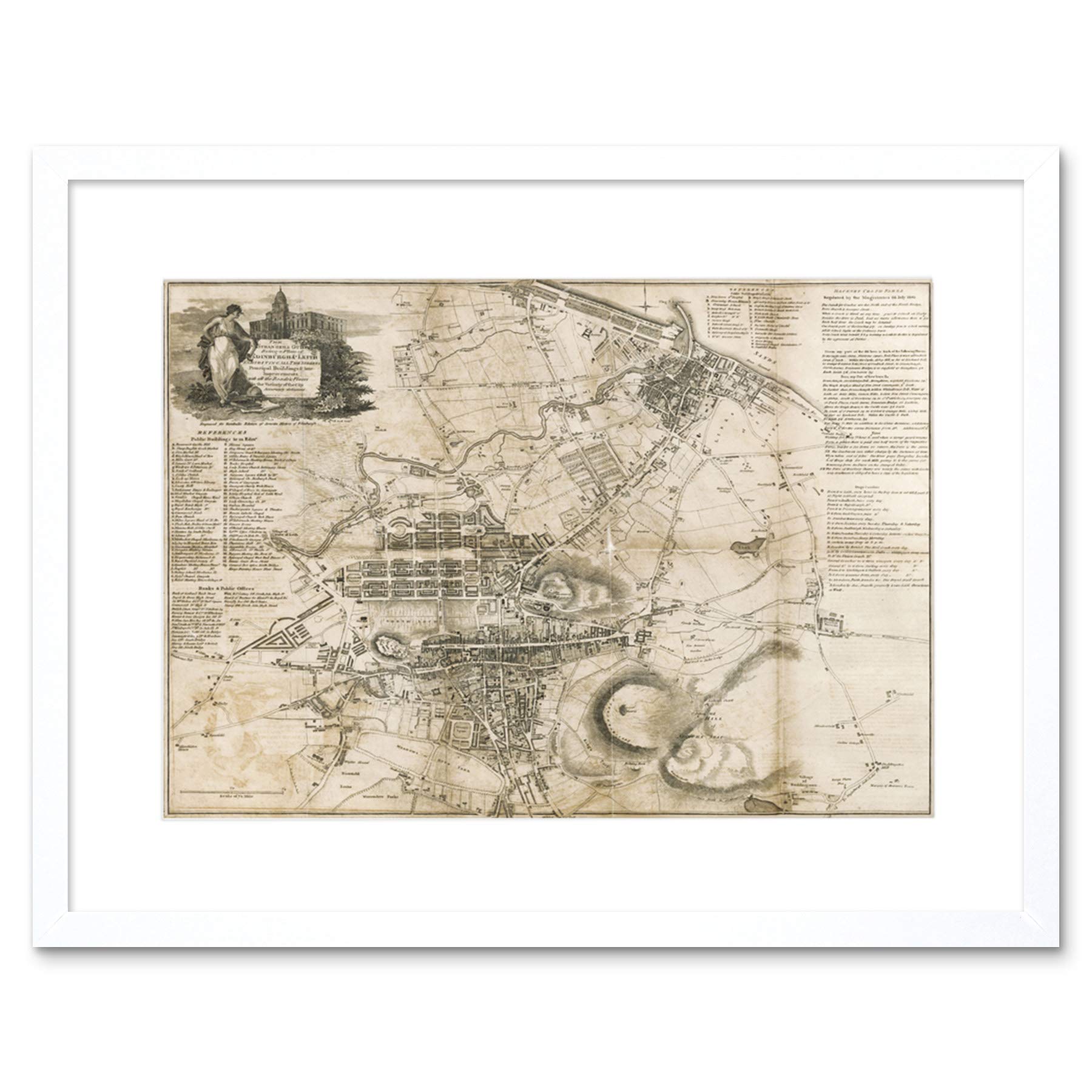 入手不可能！絶版・エディンバラ詳細地図・COLLINS発行 Amazon | Discovering Edinburgh Illustrated Map: Ideal for