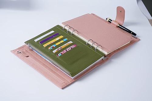 Miniatura 7 de Moterm Cremallera Flyleaf para organizador A5, con ranuras para tarjetas (Pebble-Taupe)