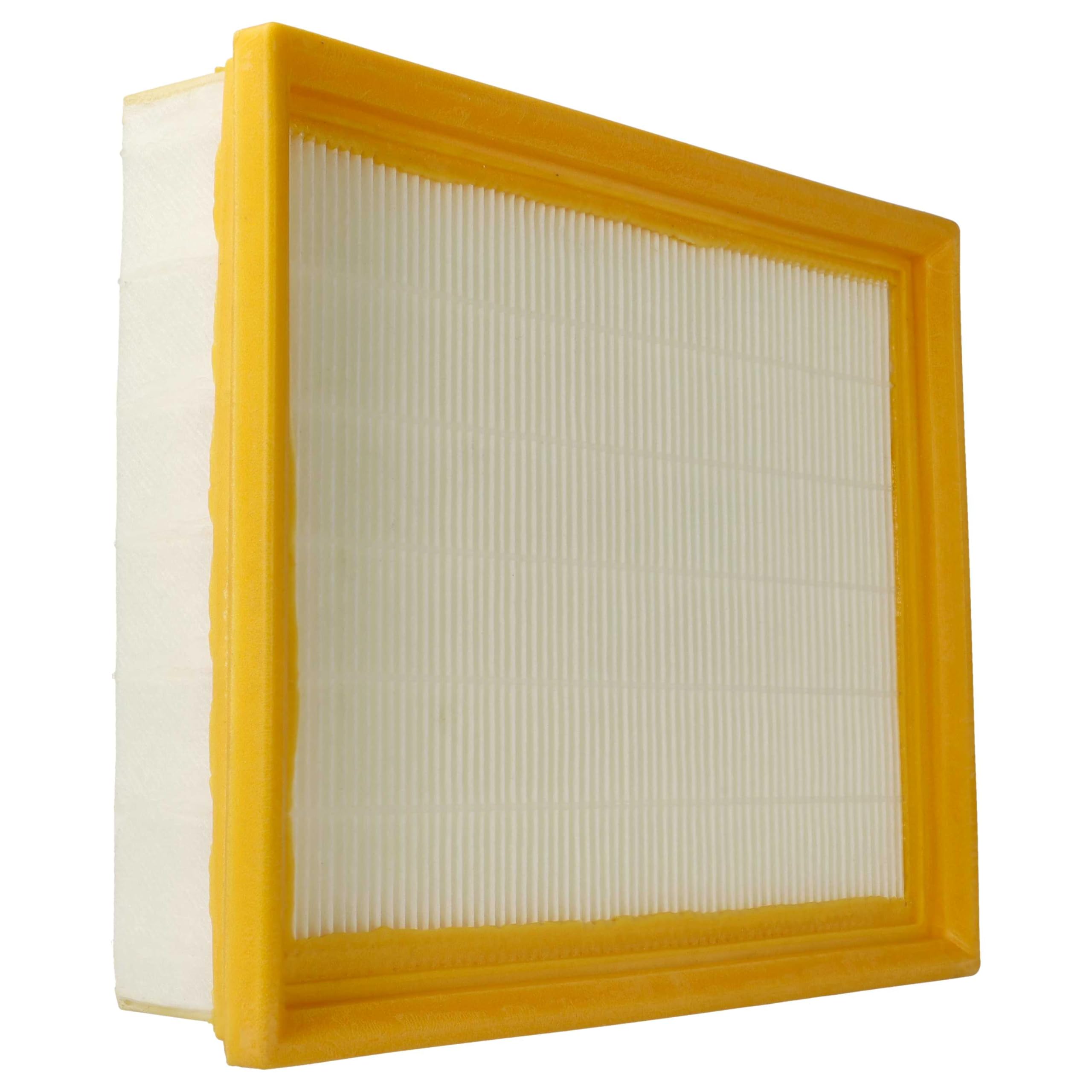 vhbw 3x filtre compatible avec Lidl Parkside PPWD 30 A1 aspirateur - filtre HEPA jaune