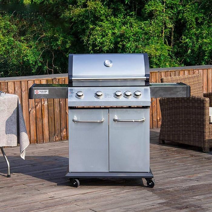 Buy ZZYYZZ Gas Grill, 3 Burner Stainless Steel Liquid Propane Grill