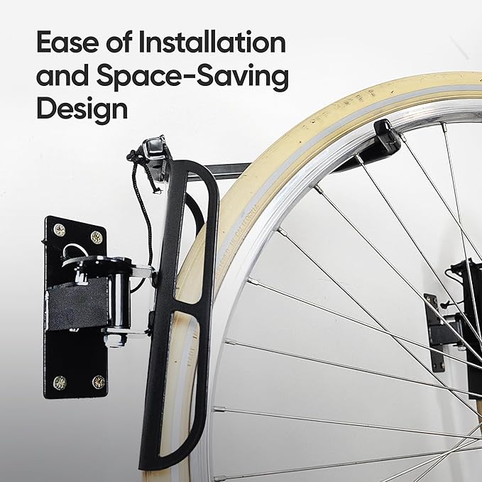 Soporte de pared para bicicleta Olivia and Lily, gancho giratorio vertical miniatura 4
