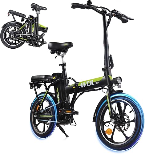 Velo Electrique Pliable 16 Pouces pour Adultes 