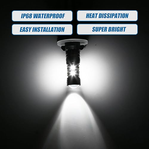 Miniatura 2 de 880 bombillas antiniebla de alta potencia 18 3030 chips auto LED conducción coche correr DRL lámpara brillante impermeable (juego de 2)