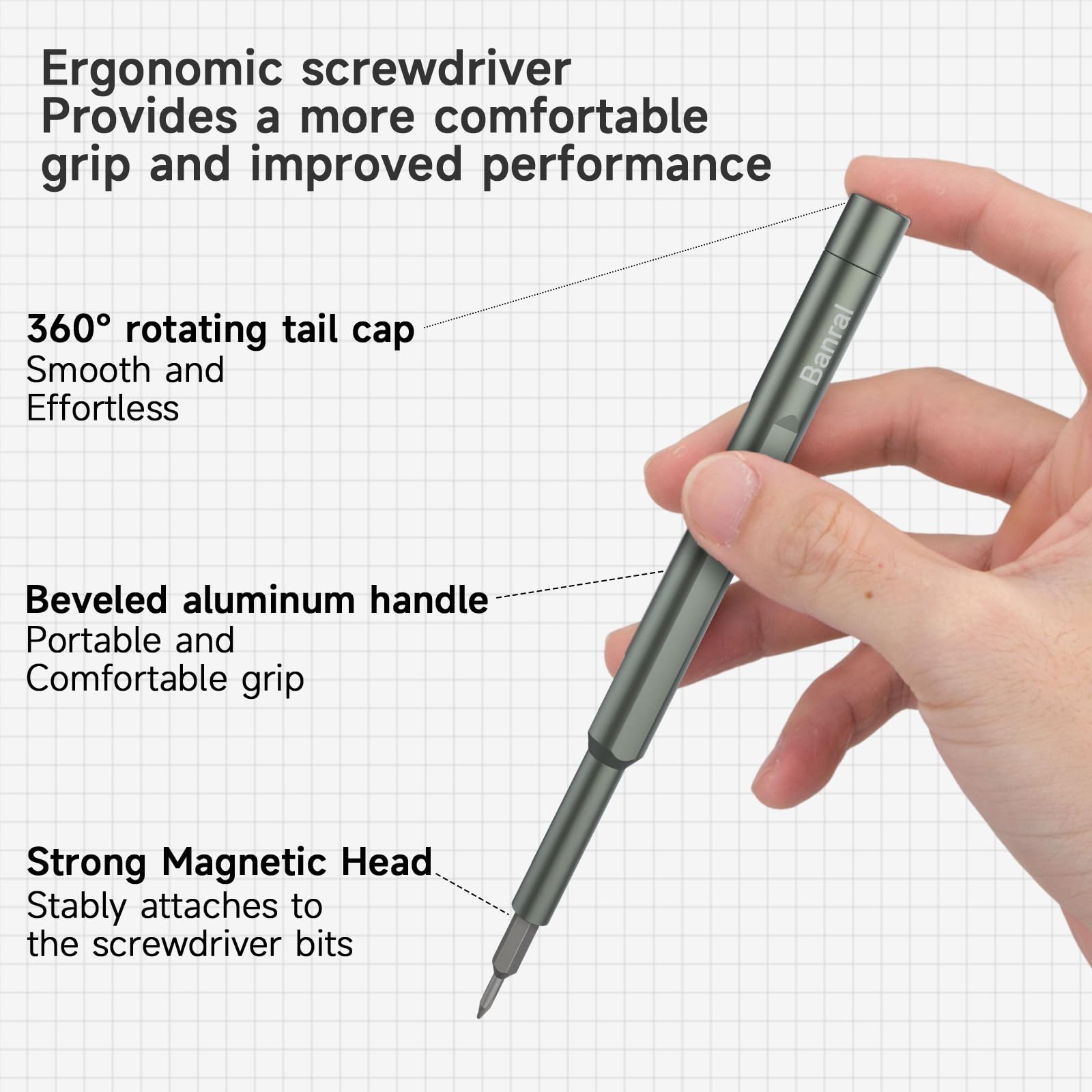 Set Cacciaviti Precisione 34 In 1 - Mini Attrezzi Magnetici, Per Riparazione Cellulari, Laptop, Occhiali, Orologi, Custodia Magnetica