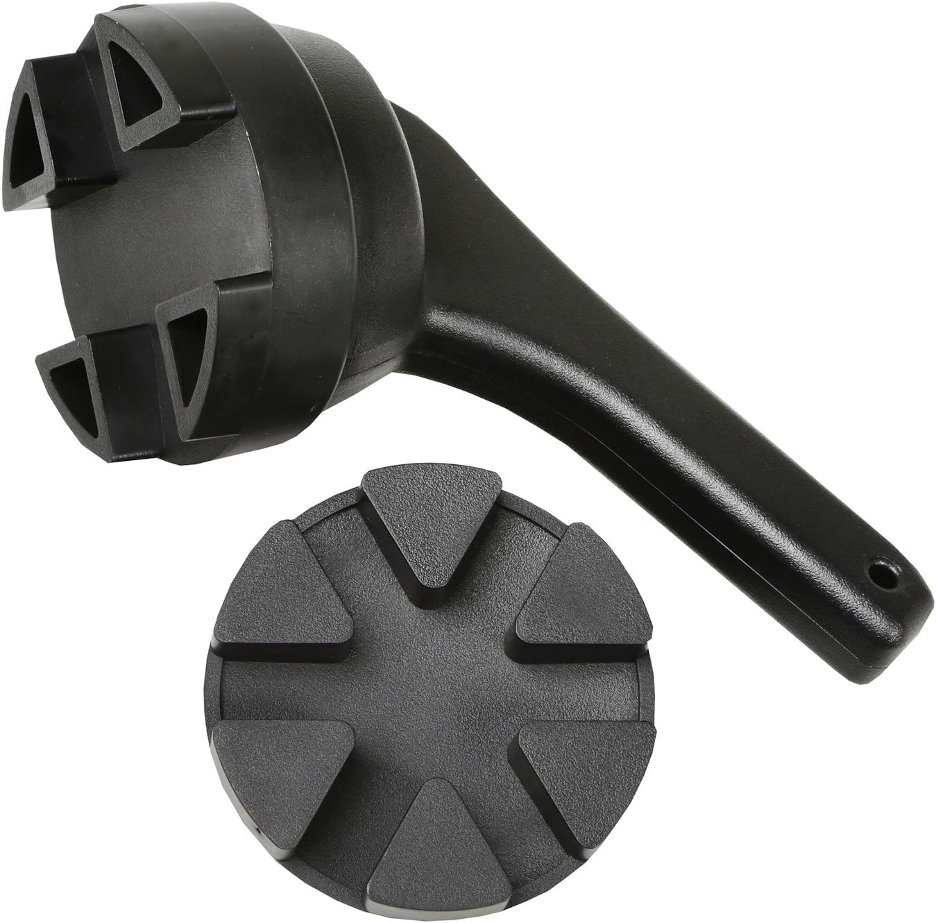 3 Piece Gas Cap Tool Set, Black, 8"