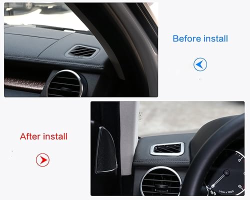 Miniatura 3 de METYOUCAR Cubierta de salida de ventilación de aire ABS para Land Rover LR4 Discovery 4 Range Rover Sport 2010-2013