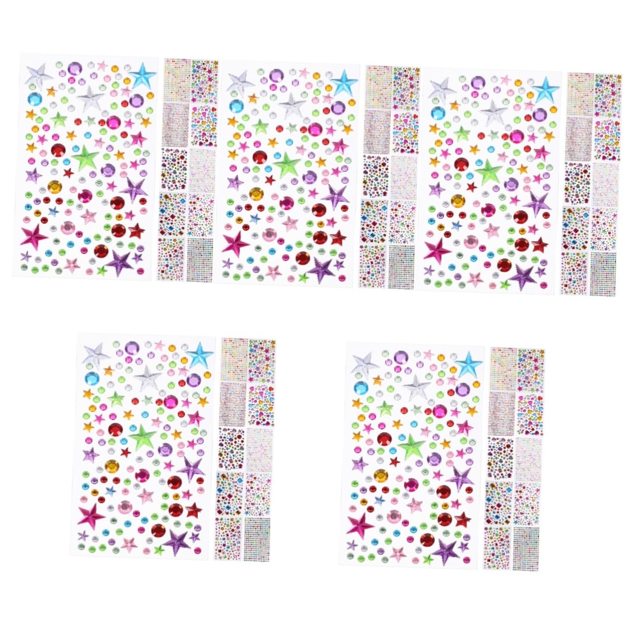 Gemmes adhésives acryliques pour personnaliser vos projets d'artisanat