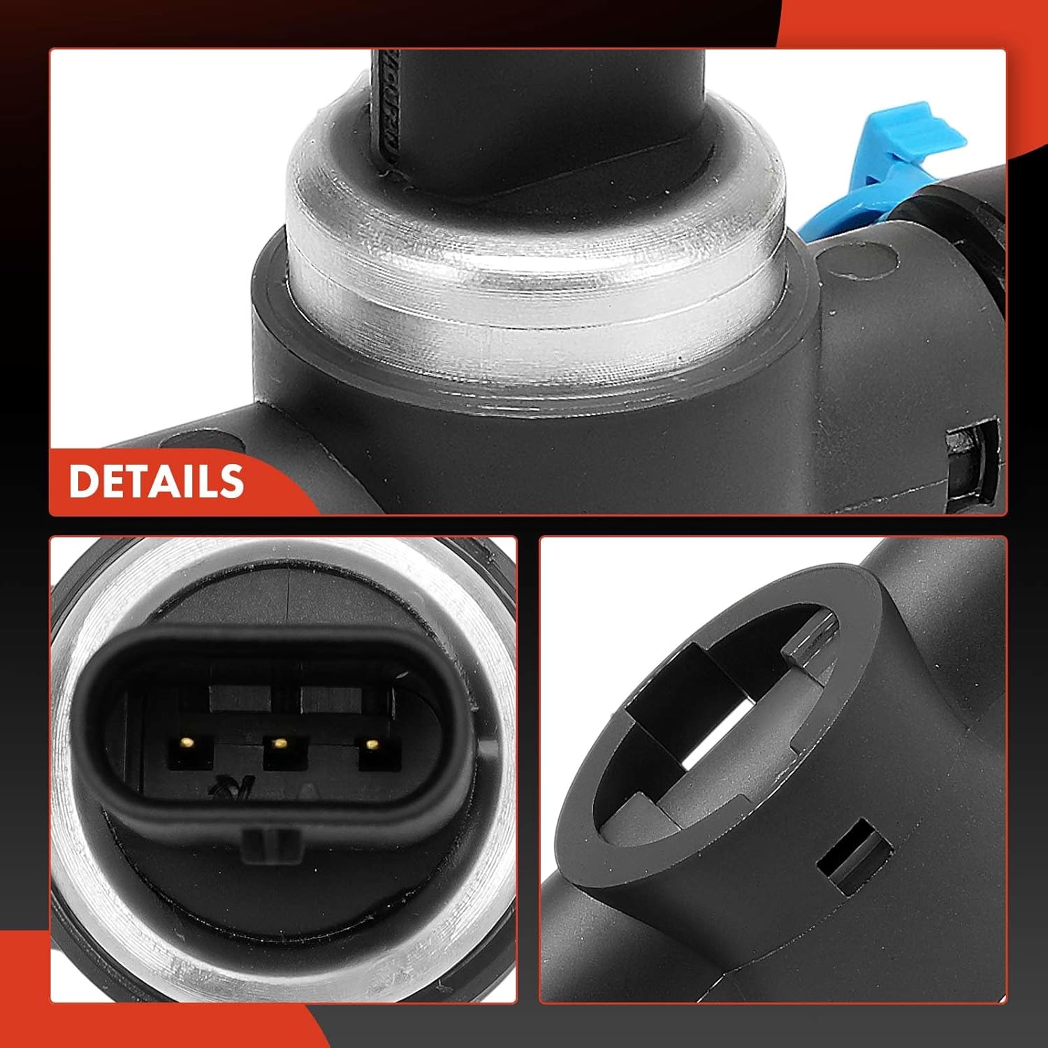 A-Premium Fuel Pressure Sensor [3 Pins] Compatible with Volvo XC60 2014-2021, XC90 2016-2021, S60 2015-2021, XC40 2019-2021, XC70 S80 2014-2016, S90 2017-2021, V60, S60 V60 V90 Cross Country, V90