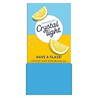 Vista 3 de Crystal Light - Mezcla de bebida en polvo con sabor natural a limonada (paquete de 120 unidades, 12 cajas de 10 paquetes para llevar)