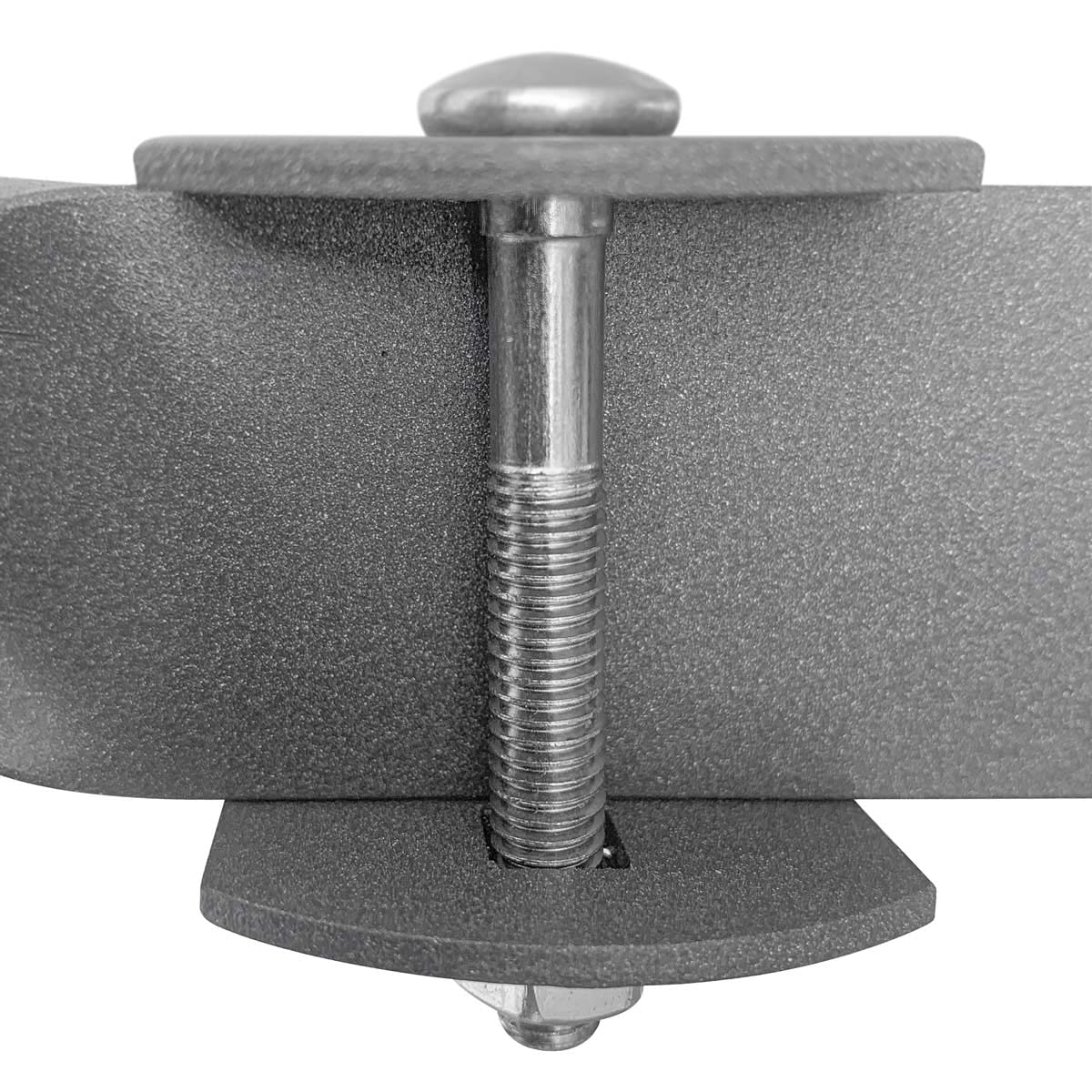 Somnia Descanso - Litera Reforzada Completa con Barandilla y Escalera Metálica - Estructura de 40x30mm con Láminas Anchas, Gris, 90x190