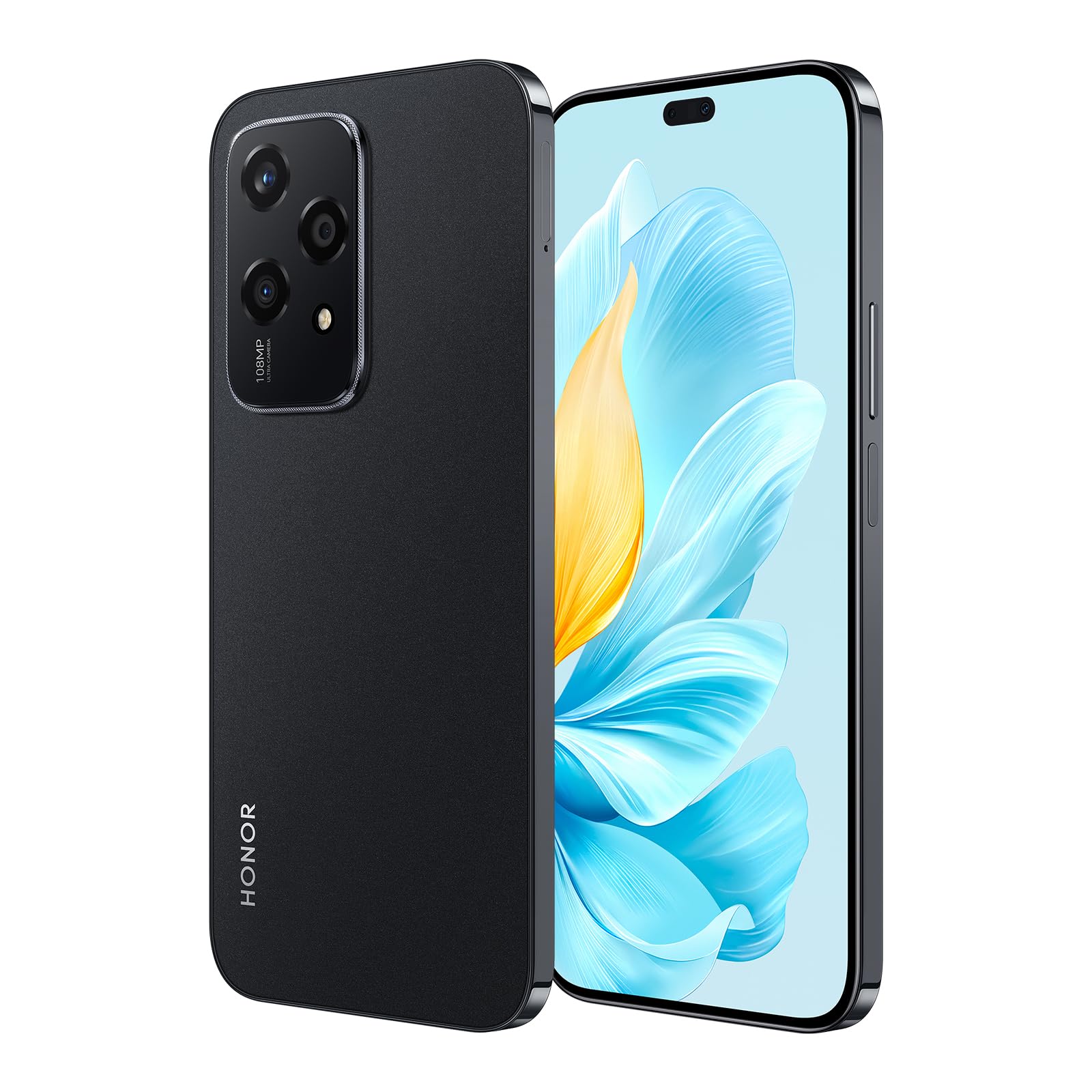 HONOR 200 Lite Smartphone 5G Triple caméra 108 Mpx,Mémoire ROM 256GO,RAM 8GO,8core MediaTek Dimensity 6080,Ecran 6.67",Batterie 4500mAh/Dual SIM/NFC/Android 14,Noir