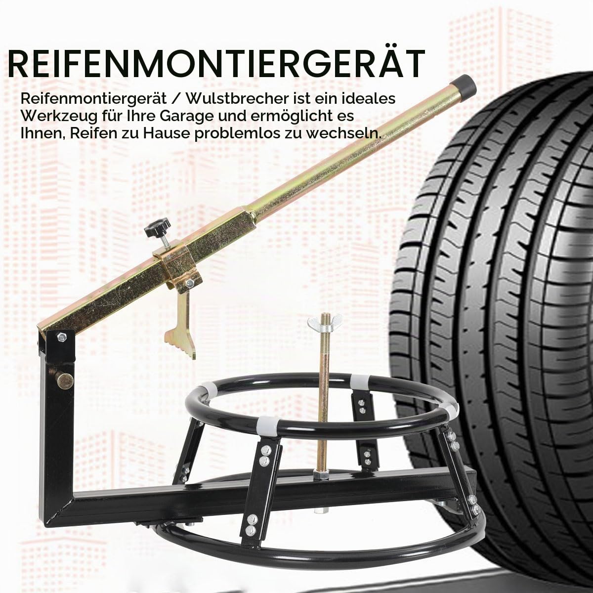 Reifenmontiergerät Motorrad für Felgen 406,4-533,4 mm (16-21 Zoll)