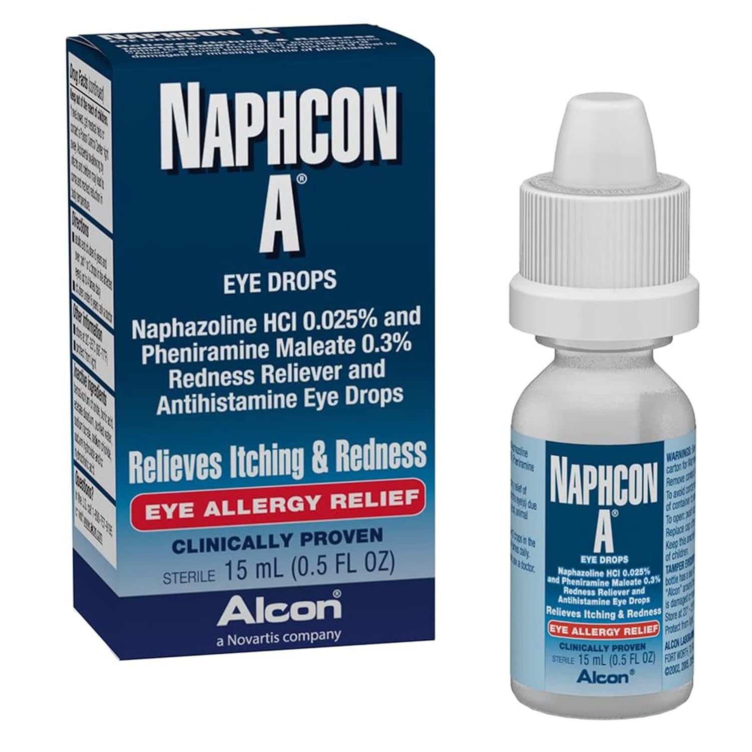 Naphcon A Allergy Eye Relief 0.5 oz.Eye Drops, 1 Ct Naphcon A Allergy Eye Relief 0.5 oz.Eye Drops, 1 Ct