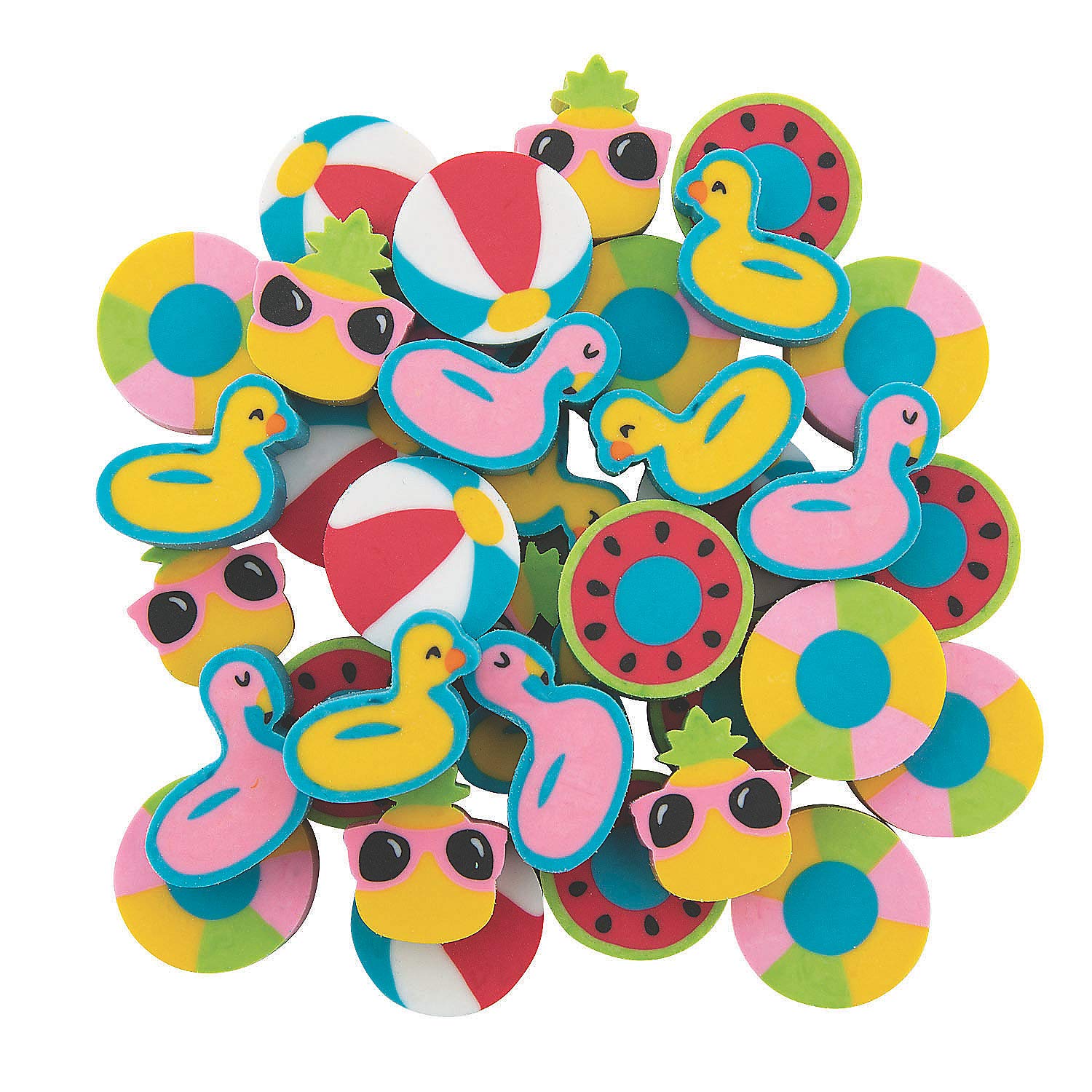 buy-mini-pool-party-eraser-assortment-bulk-set-of-300-pieces