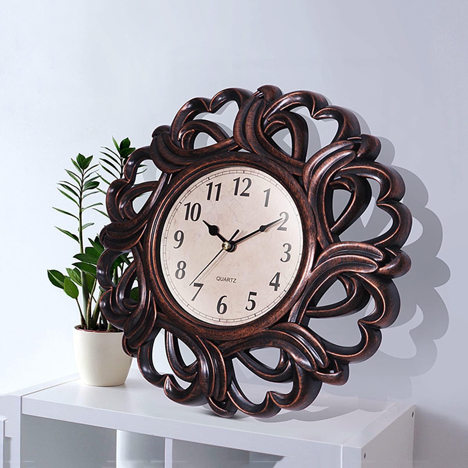 Orologio da parete moderno Orologio da parete al quarzo decorativo silenzioso senza ticchettio Orologio da parete moderno da 10 pollici Orologi da parete da cucina per soggiorno Home Office School