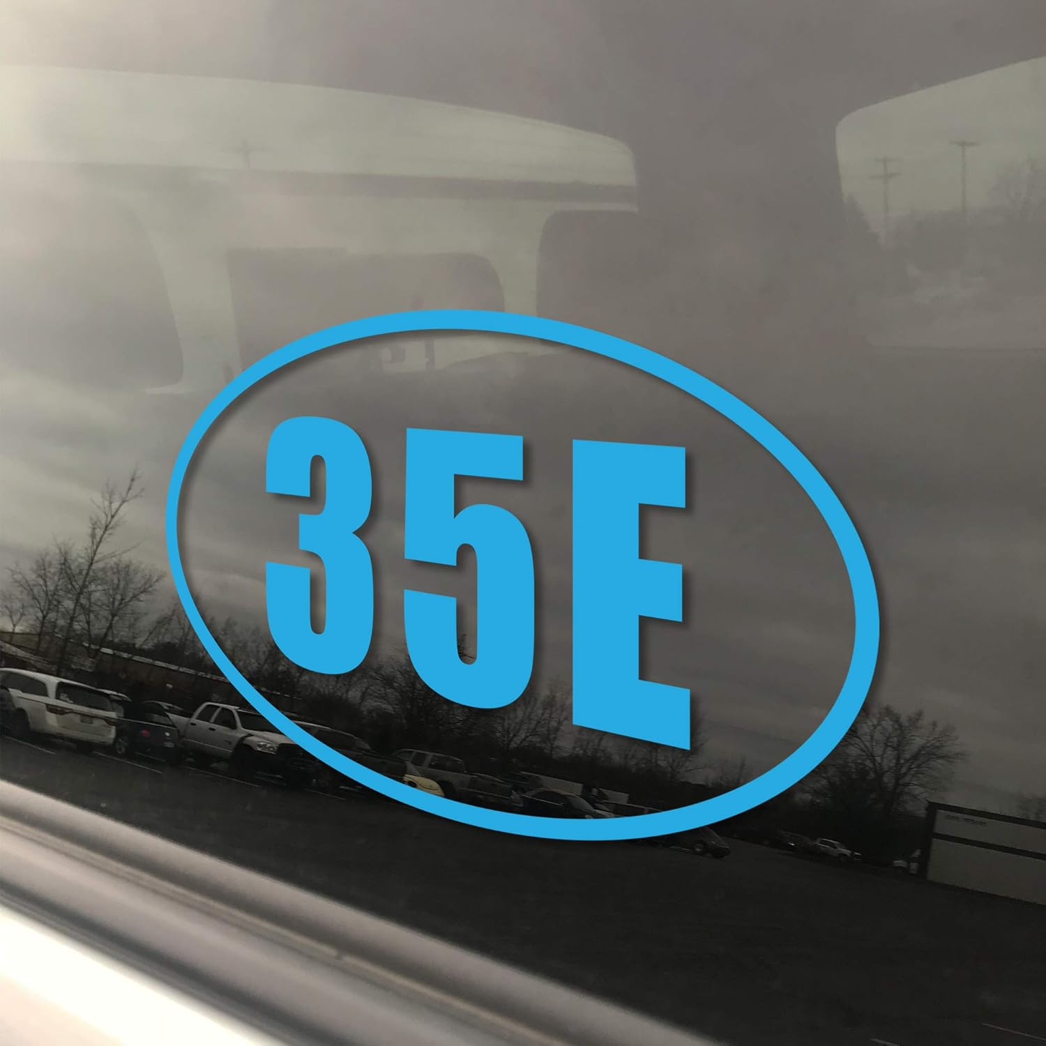 Oval MOS 35E Counterintelligence Agent Window Decal. Free Lifetime Replacement. 3" x 5" Heavy Duty Die Cut Vinyl Veteran Bumper Sticker. (Black, 10)