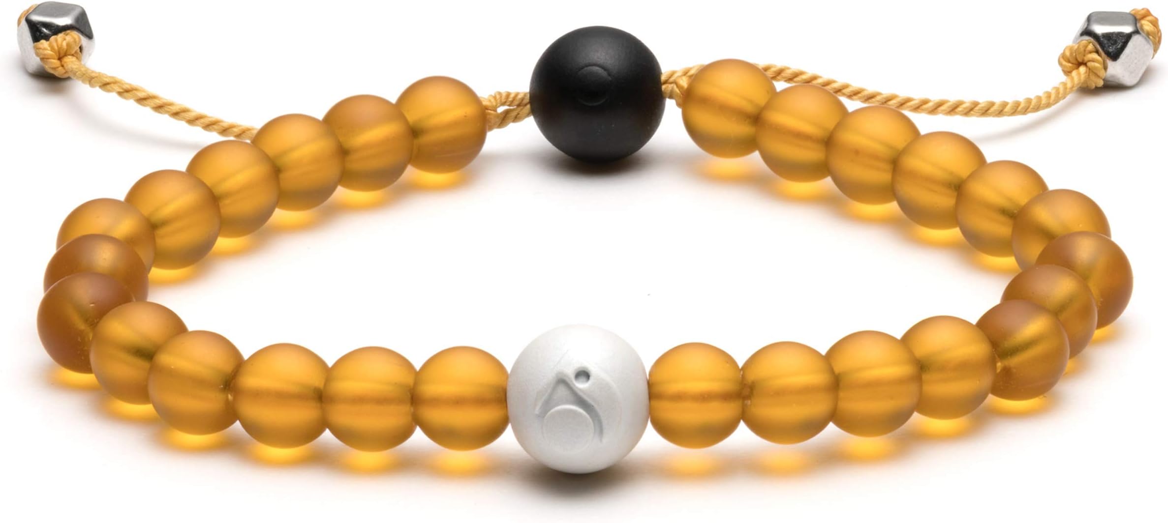 Lokai Canary Glass Bead Bracelet, Small/Medium, 6 to 6.5"