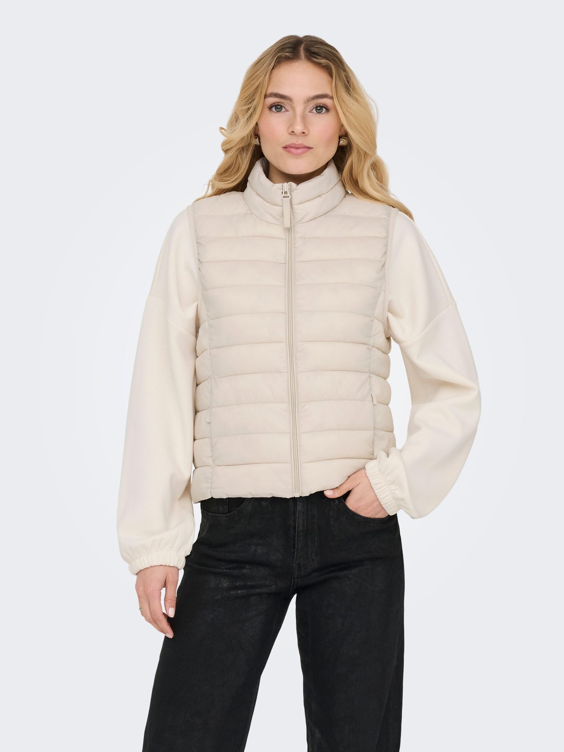 ONLY Onltahia Lw Quilted Waistcoat Otw Noos Onltahia Lw Quilted Waistcoat Otw Noos Donna (Pacco da 1)