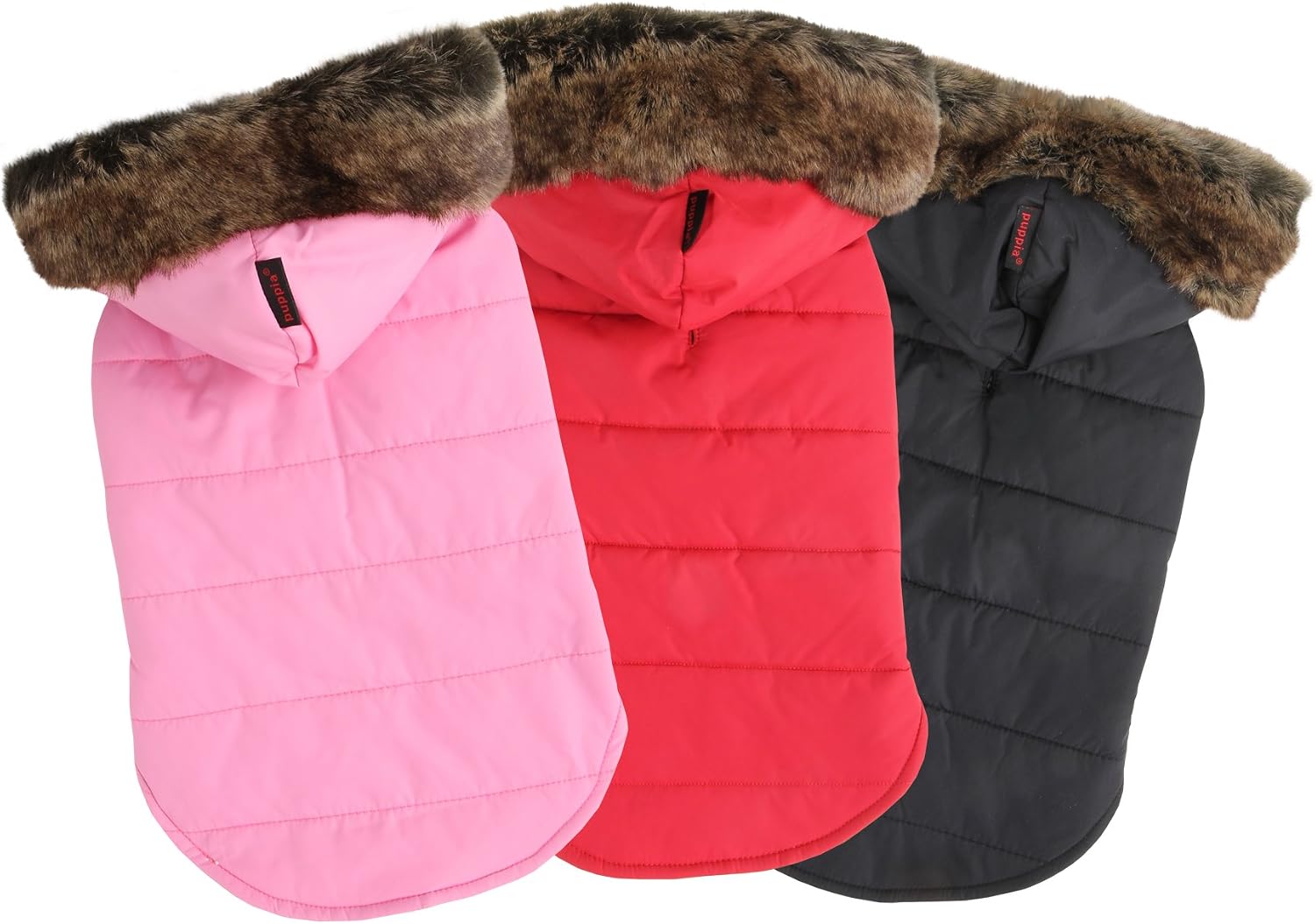 Puppia PAMD-VT026-PK-S Cody Hood Vest Dog Coat, S, Pink - Image 3