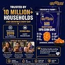 Evolve Soya Corn Chips Healthy Snacks for Kids, Adults | Gluten Free, High Protein, Vacuum Cooked, No Preservatives, Delicious Crunchy Snack - 100g Pack of 2 gallery image