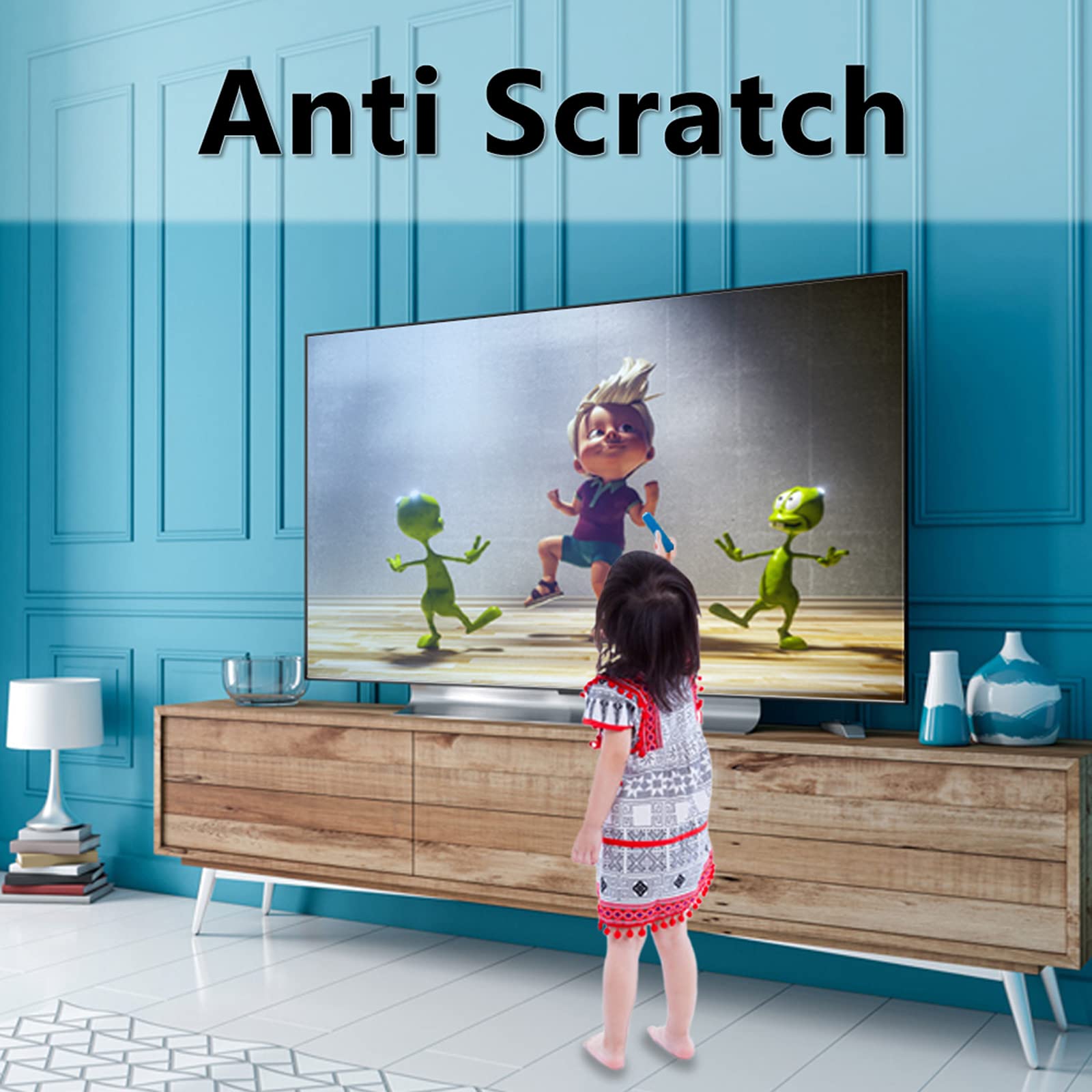 32-75 cali ochraniacze ekranu TV, filtr przeciwodblaskowy matowy filtr przeciwodblaskowy sprawia, że lekkie miękkie ultra przezroczyste ochraniacze ekranu do LCD, LED, 40 cali (875 * 483)