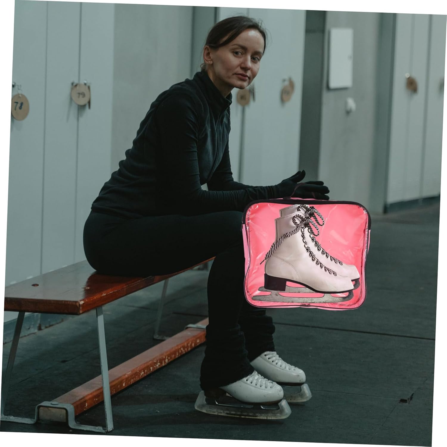 er Skates Storage Bag Wear Resistant Inline Skates Holder Capacity Pouch for Easy Carrying for Ice and