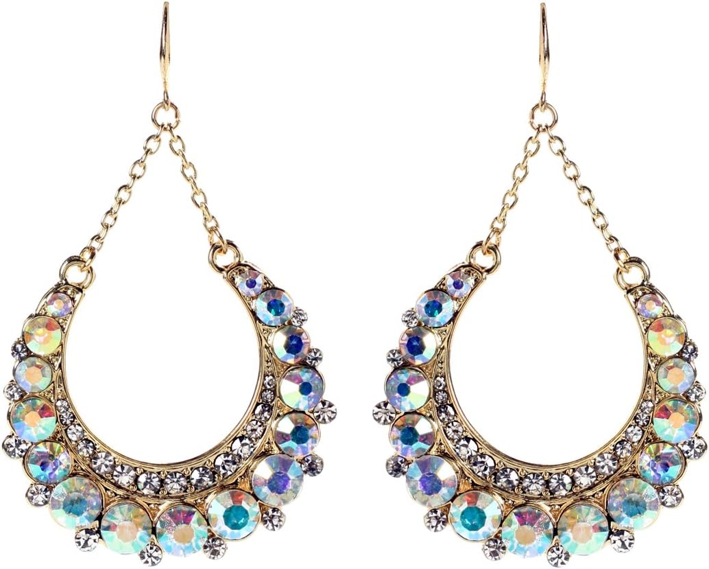 Amrita Singh Crystal Half-moon Earring