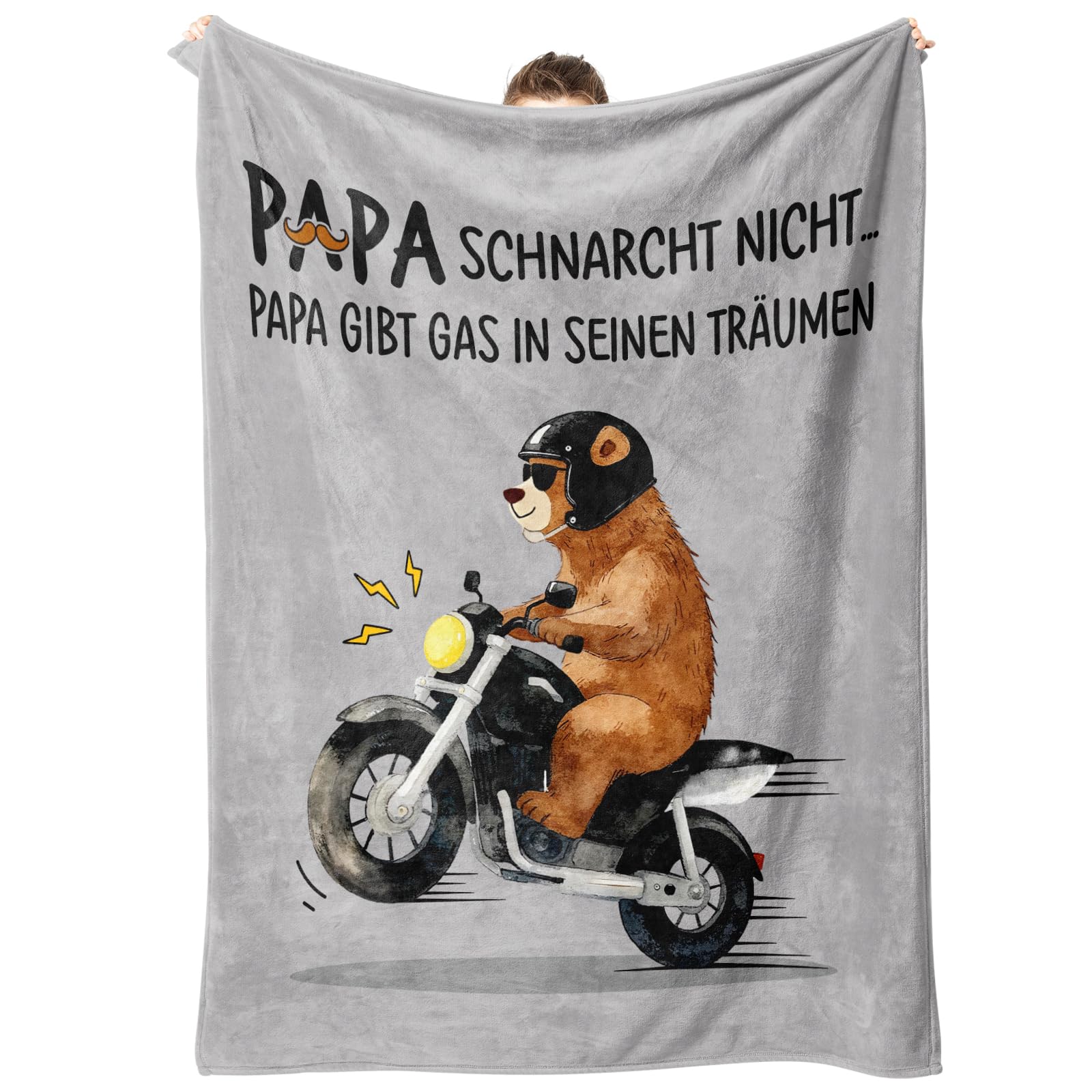 Manta de franela para papá: abrigo confortable de 157 x 132 cm contra el frío