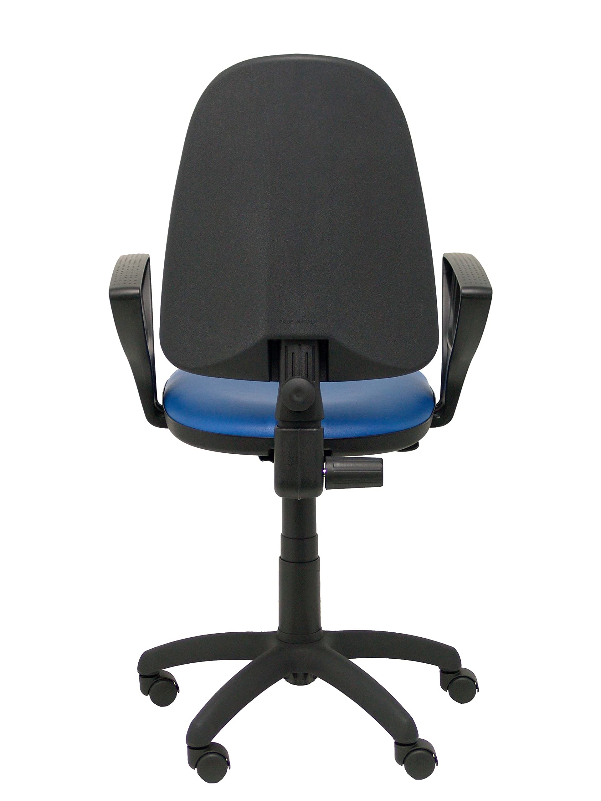 Silla Ayna similpiel Azul con Brazos