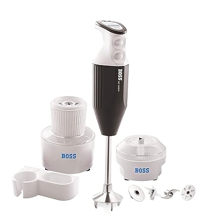 BOSS Genius Portable Hand Blender, 180W, Black