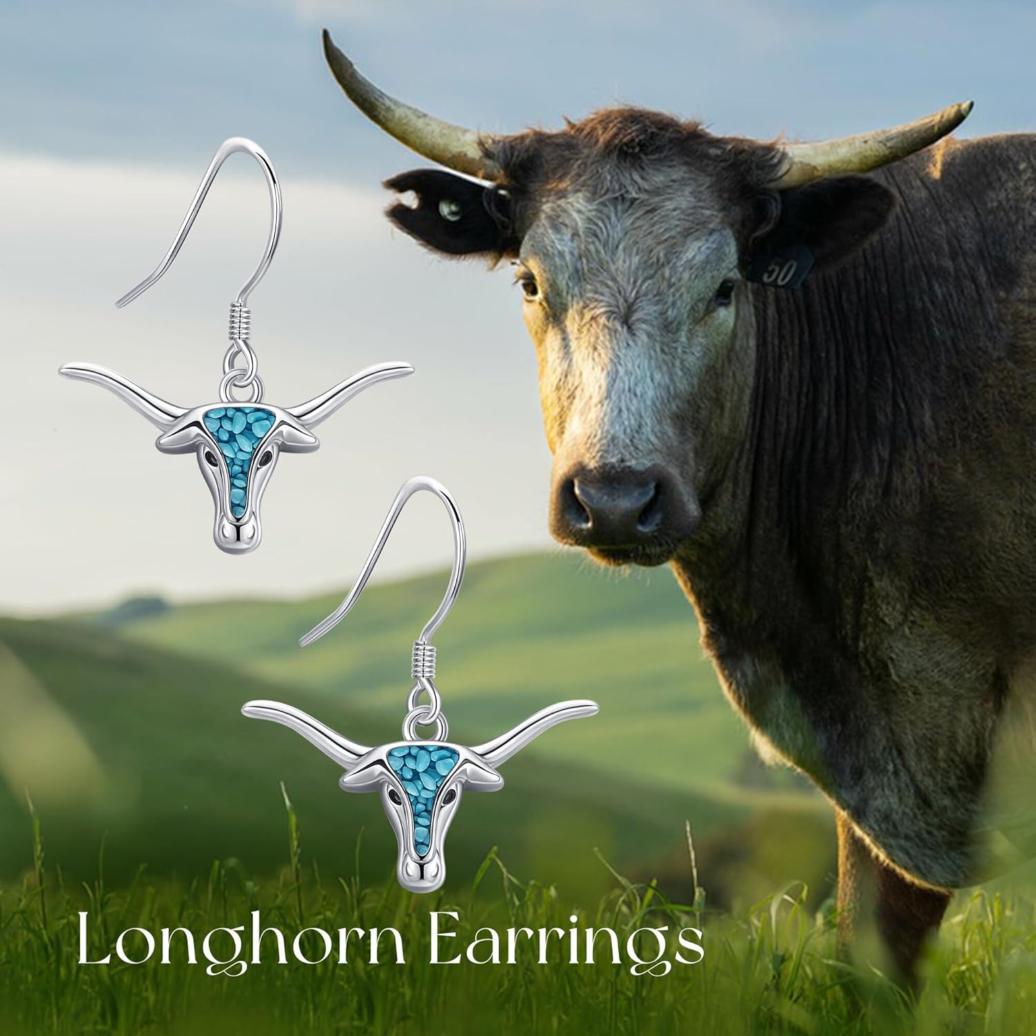 Raccoon/Cactus/Longhorn/Arican Earring 925 Sterling Silver Astronaut/Raccoon/Moth/Sunflower Jewelry for Women