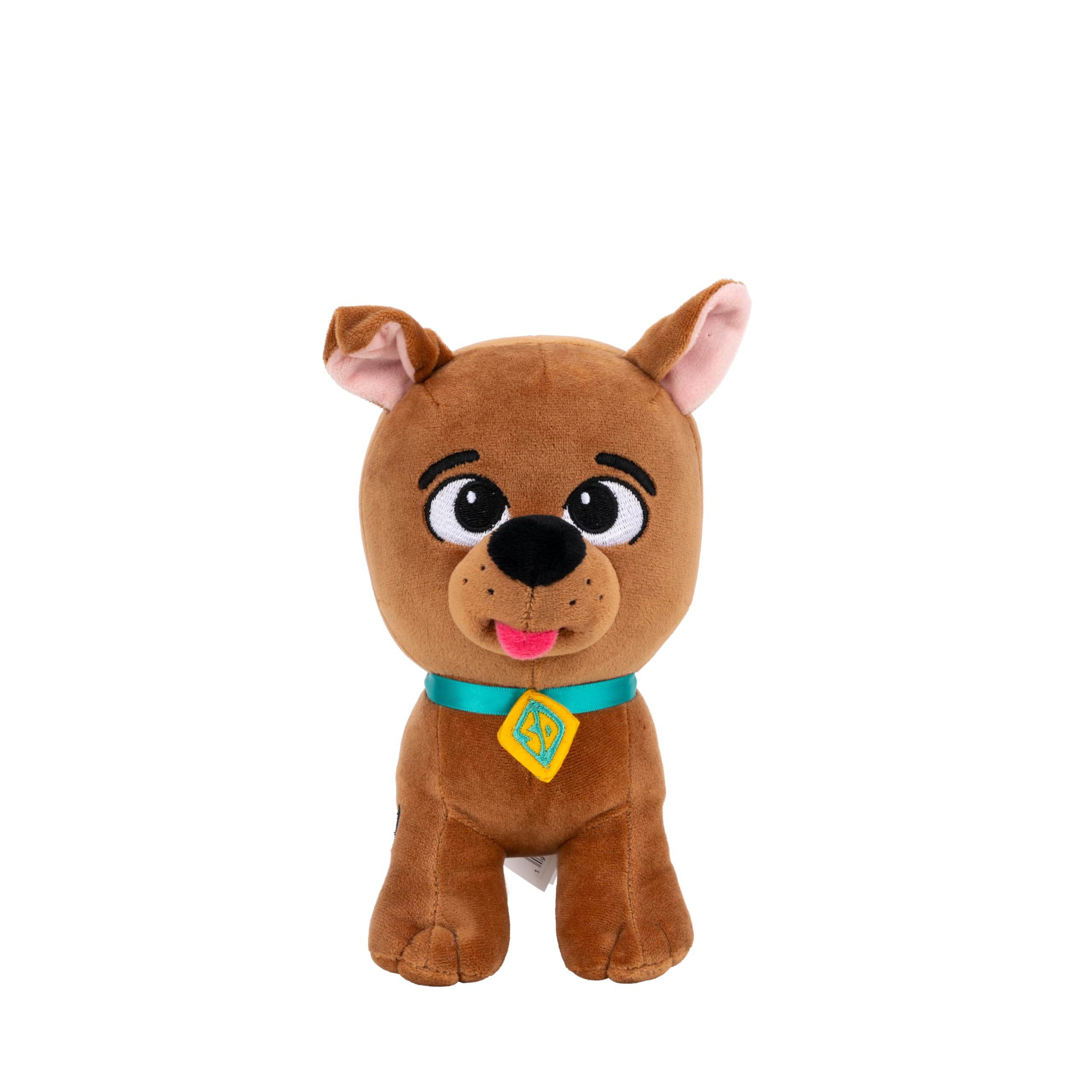 Jazwares Warner Bros. 8-Inch Scooby-Doo Plush - Super-Soft and Huggable Plush Toy - Official Licensed Plush - for All Ages